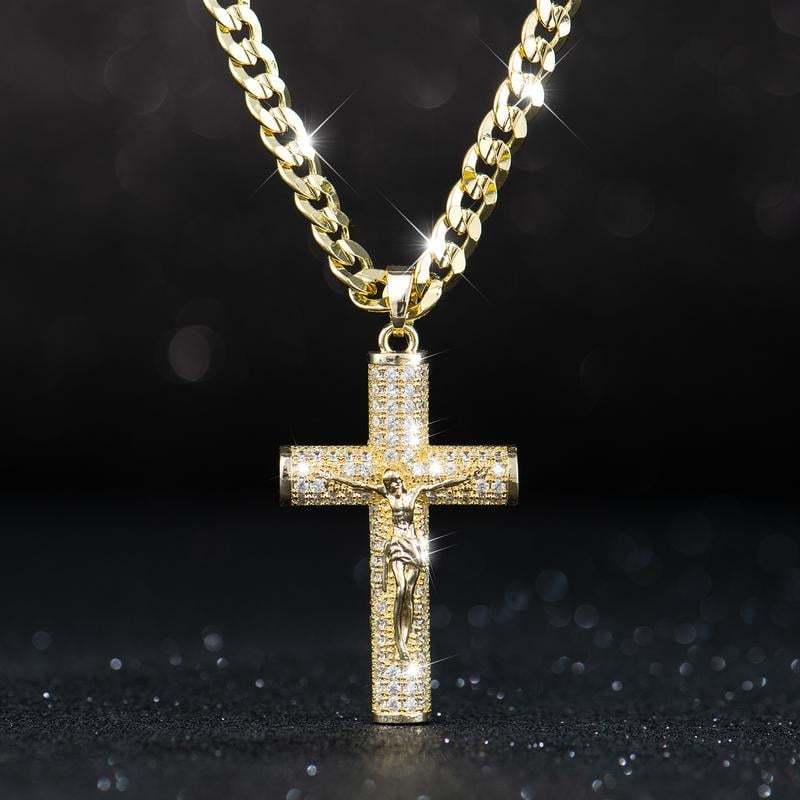 🎉HOLIDAY HAUL SALE✝️Jesus Crucifix Pendant Necklace