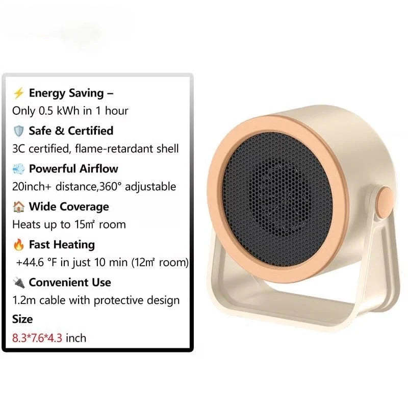 ♨️LAST DAY SALE 70% OFF!!⚡50K+ SOLD!❄️2026 Portable Instant-Heat Heate