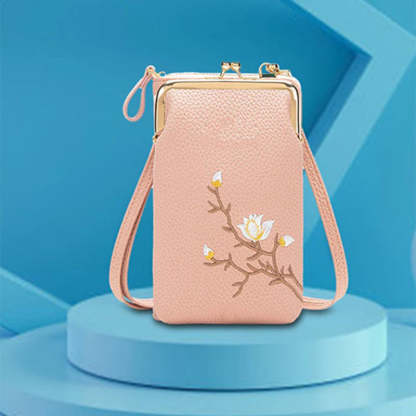 💗Hot Sale 50% OFF🌸Women Sling Cross-Body Wallet with Mobile Cell Phone Holder