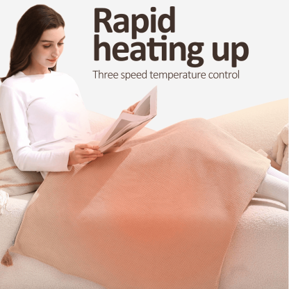 🔥Christmas Sale 70% OFF❄️Portable Soft Zipper Electric Heated Blanket Shawl☀️Warm the entire winter