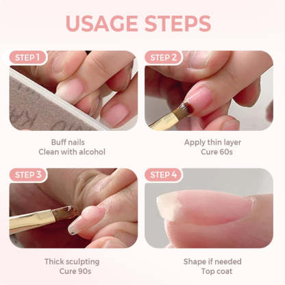 3-in-1 Self-Leveling Nail Builder Gel
