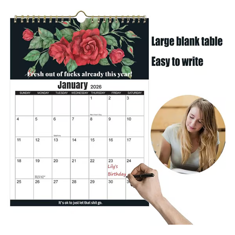 Here We F*cking Go Again: 2026 Swear Calendar for Tired-Ass Women
