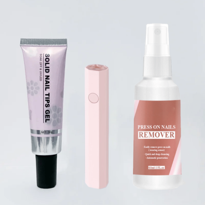 🎉Hot Selling🎉Magic Solid Nail Glue Kit (3-In-1 Nail Art Kits)