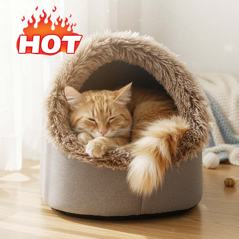 🎅NEW YEAR SALE 60% OFF!!!🎄Winter Warm Pet Cave Bed✨