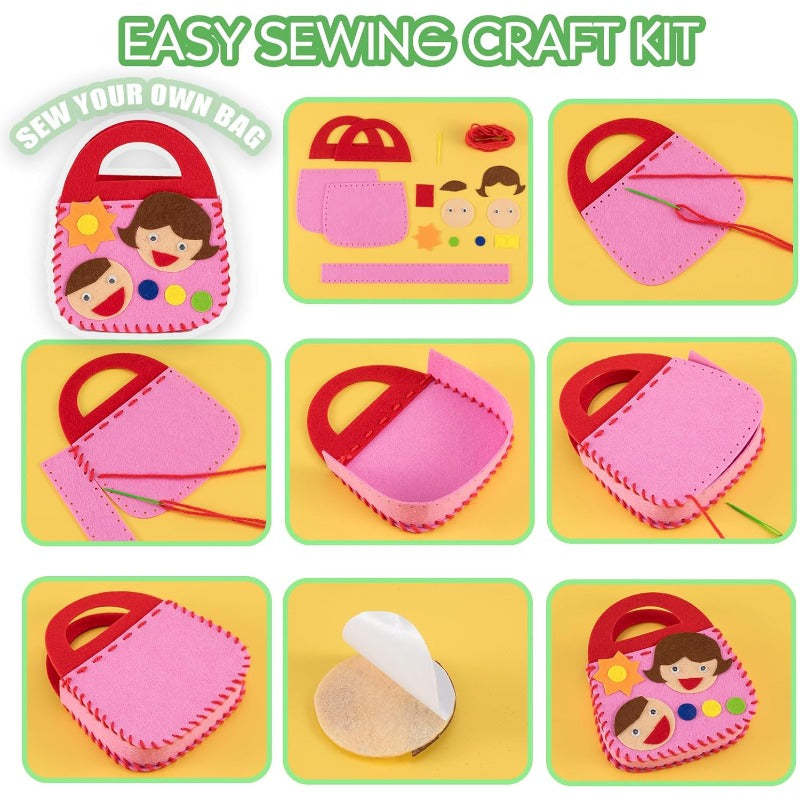 Kids DIY Felt Sewing Handbag Kit