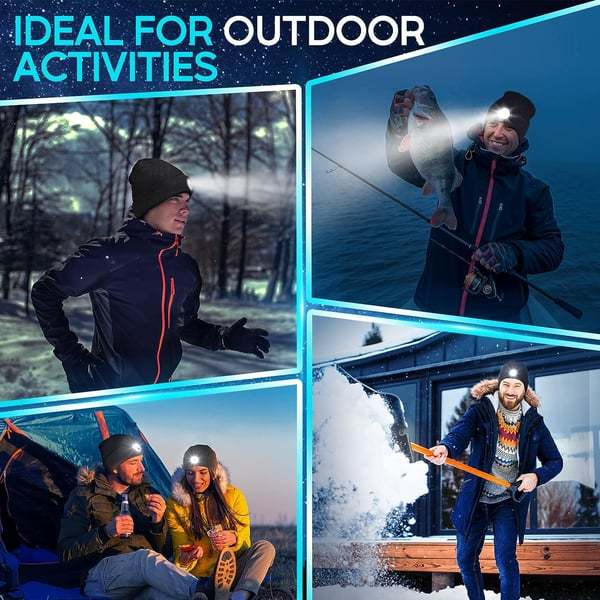 🎅CHRISTMAS GIFT 50% OFF🎁LED Knitted Winter Beanie Hat