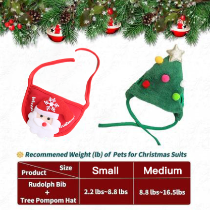 🎅Christmas Sale 50% Off🎄Cute Christmas Tree Hat with Pom-Poms