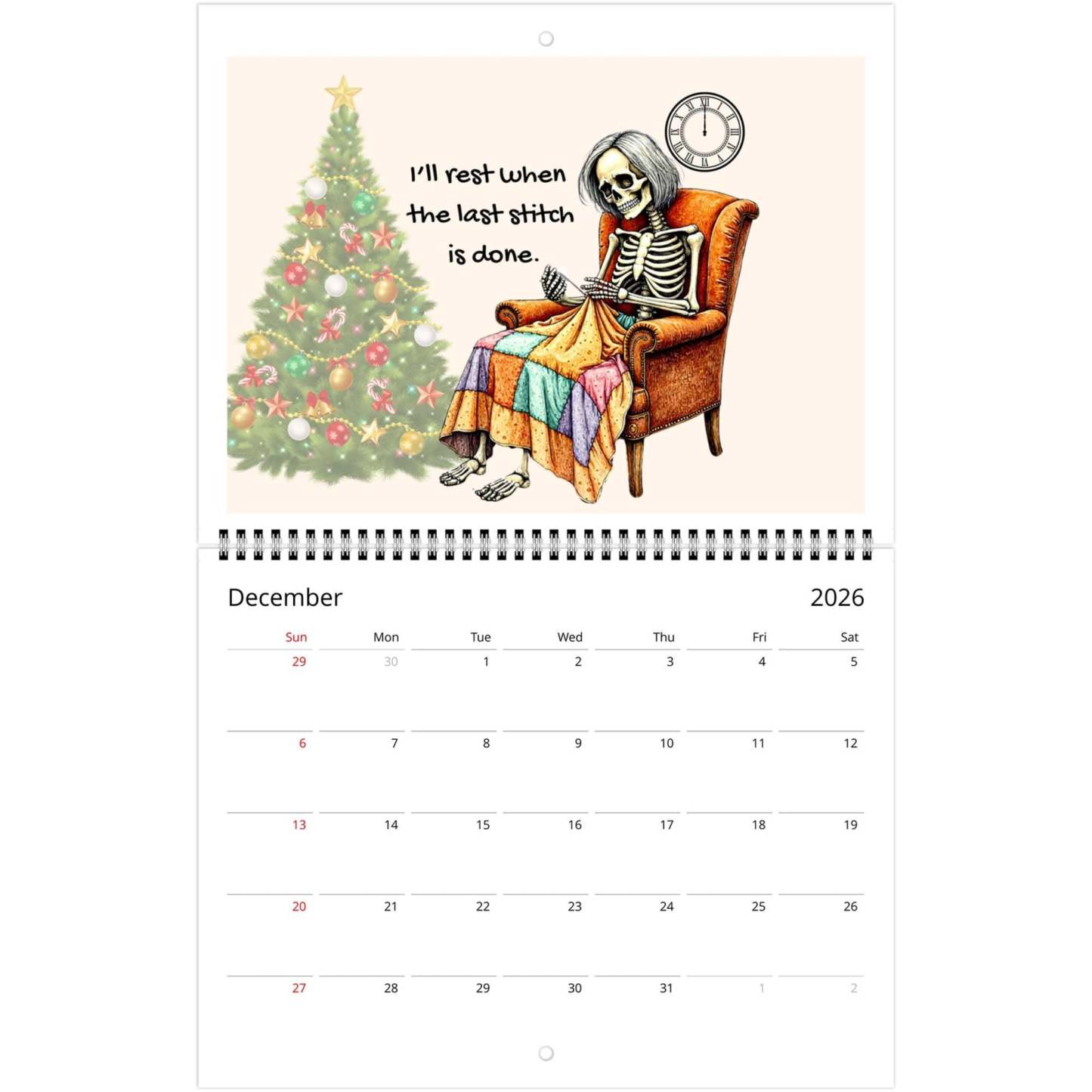 🎄Christmas Pre-Sale 50%OFF 🎁 🧶Eternal Stitches Calendar 2026
