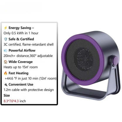 ♨️LAST DAY SALE 70% OFF!!⚡50K+ SOLD!❄️2026 Portable Instant-Heat Heater – Outdoor & Desktop Mini Radiator