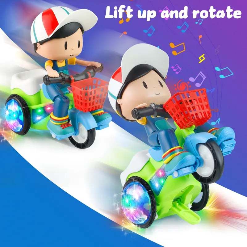 🛴Electric Light-Up Stunt Trike for Kids