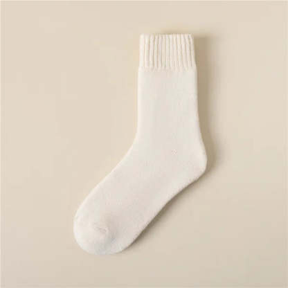 💖 Women's Solid Mid-calf Socks