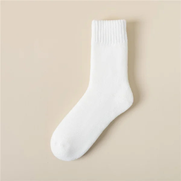 💖 Women's Solid Mid-calf Socks