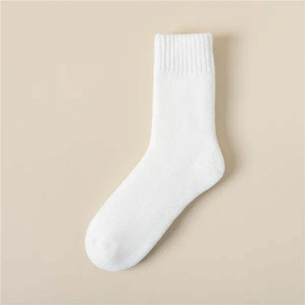 💖 Women's Solid Mid-calf Socks