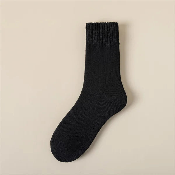 💖 Women's Solid Mid-calf Socks