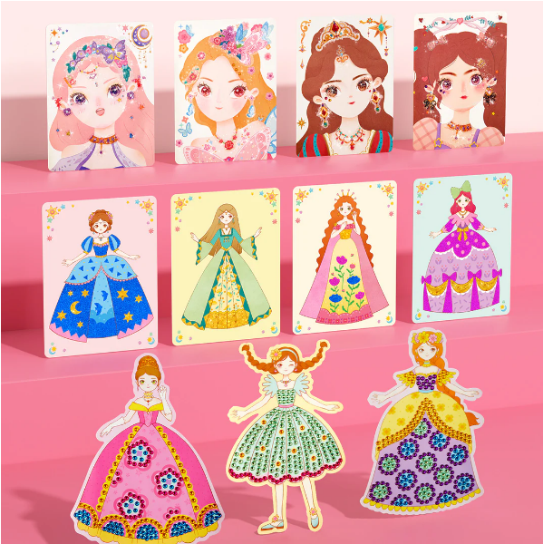 🔥Last Day Promotion 50% OFF💅Fantasy 3-in-1 Princess Dress Up & Make Up Game Set💝