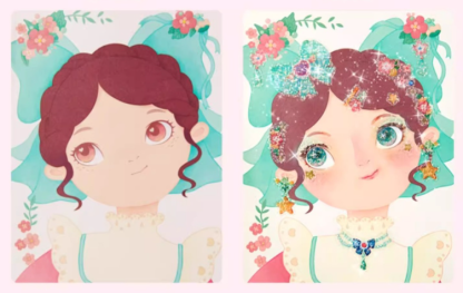 🔥Last Day Promotion 50% OFF💅Fantasy 3-in-1 Princess Dress Up & Make Up Game Set💝