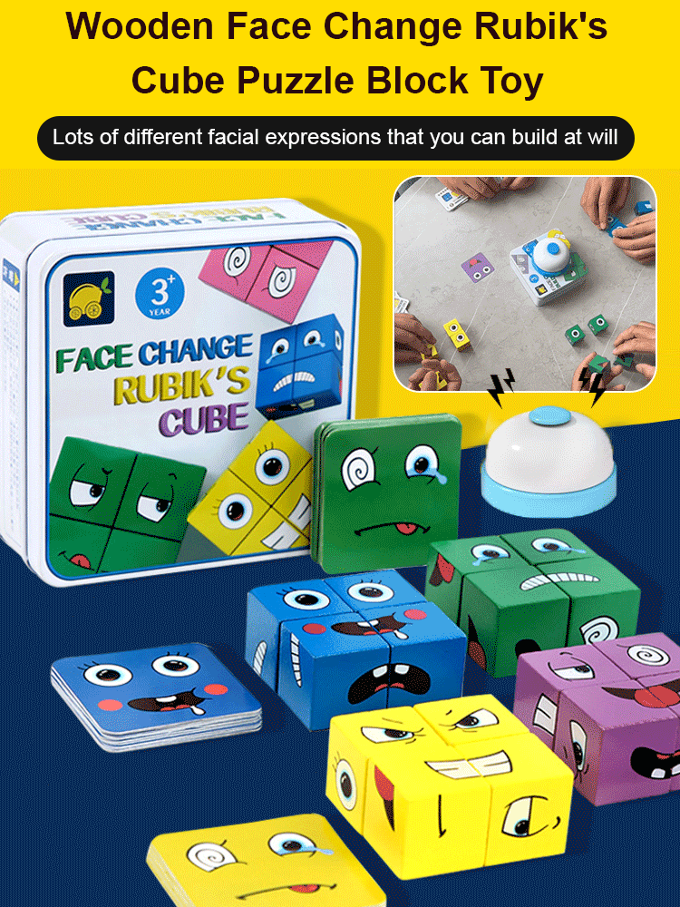 🧩50% OFF!🎭5D Puzzle Faces Changing Game - Interactive Family Fun, Boosts Creativity & Logic Skills 👨‍👩‍👧‍👦✨