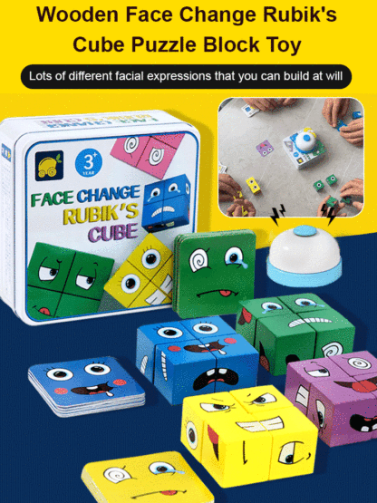 🧩50% OFF!🎭5D Puzzle Faces Changing Game - Interactive Family Fun, Boosts Creativity & Logic Skills 👨‍👩‍👧‍👦✨