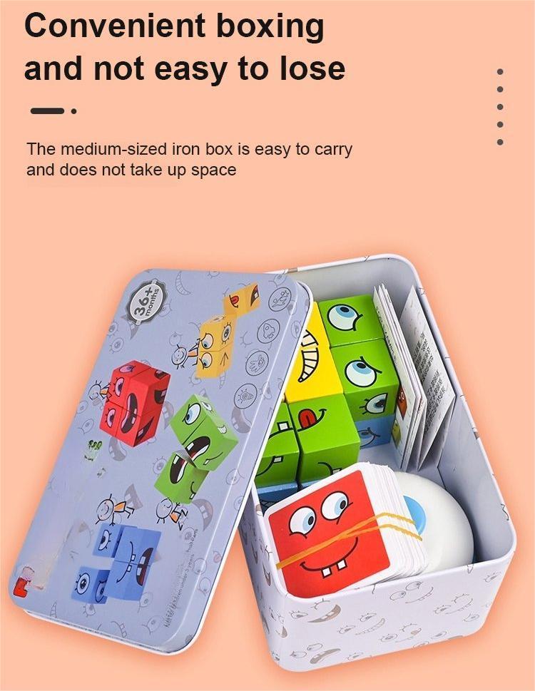 🧩50% OFF!🎭5D Puzzle Faces Changing Game - Interactive Family Fun, Boosts Creativity & Logic Skills 👨‍👩‍👧‍👦✨