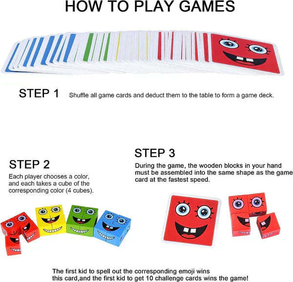 🧩50% OFF!🎭5D Puzzle Faces Changing Game - Interactive Family Fun, Boosts Creativity & Logic Skills 👨‍👩‍👧‍👦✨