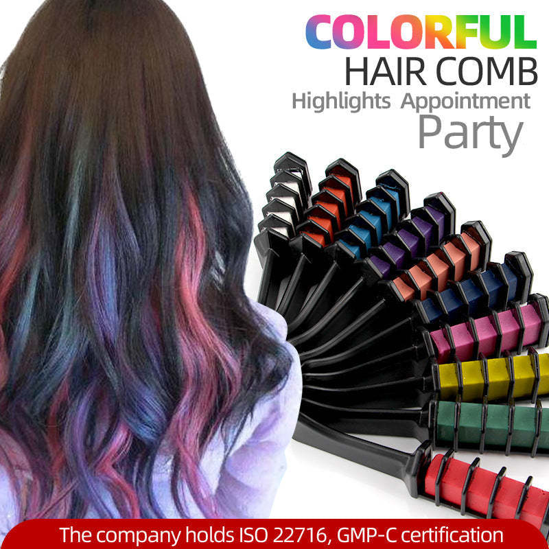 🎅New Year Pre-sale 50% OFF✨Temporary Hair Dye Chalk Comb - Cruelty Free