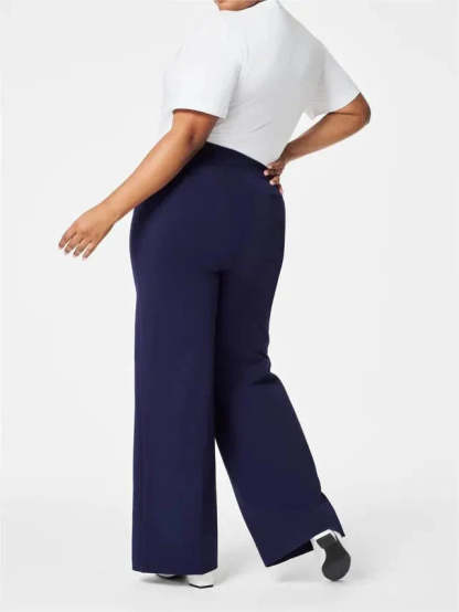 🥰HOT SALE 50% OFF🥰Tummy Control Button Wide Leg Pants