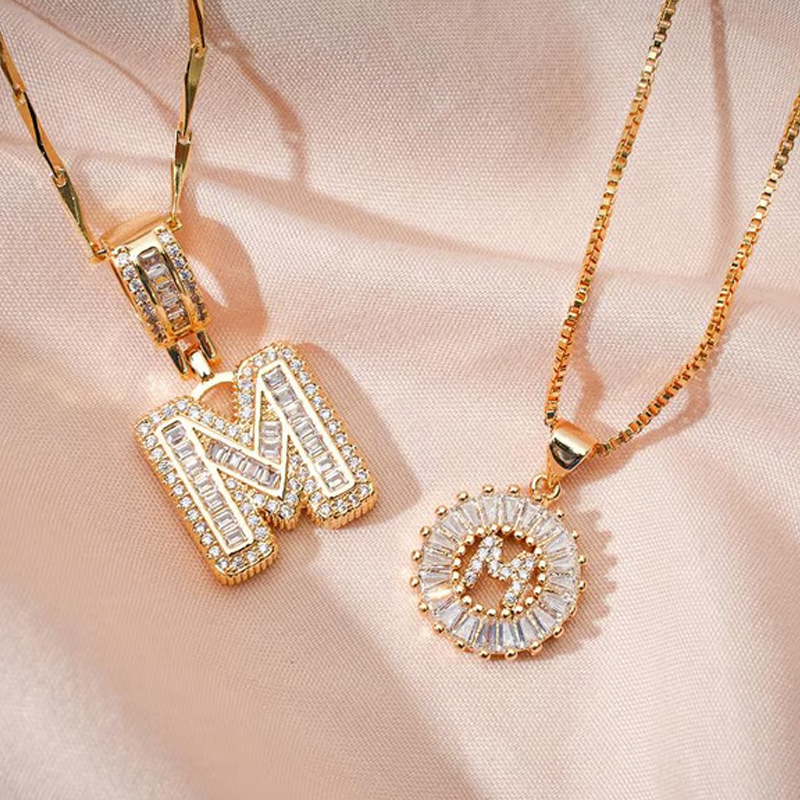 💍Last Day💍Initial Letter Pendant Necklaces💝Best Gift for your friends