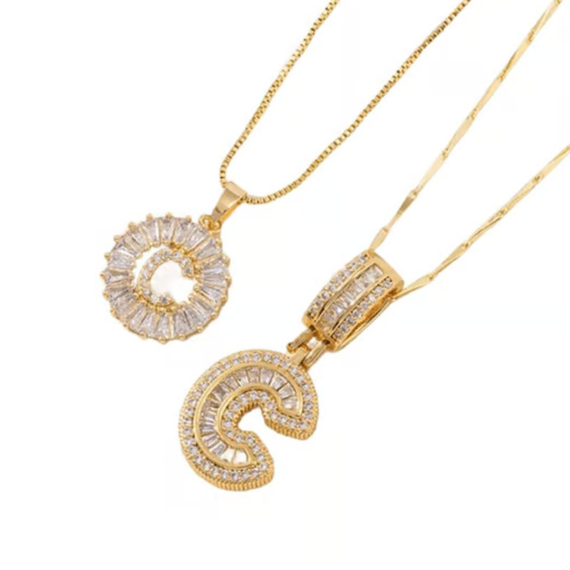 💍Last Day💍Initial Letter Pendant Necklaces💝Best Gift for your friends