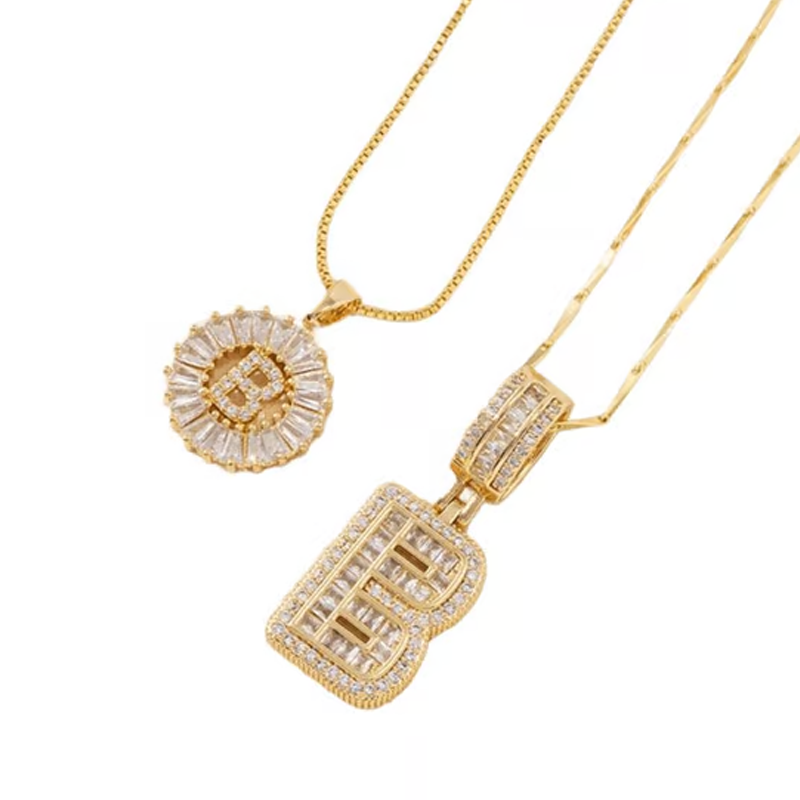 💍Last Day💍Initial Letter Pendant Necklaces💝Best Gift for your friends