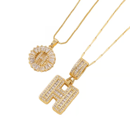 💍Last Day💍Initial Letter Pendant Necklaces💝Best Gift for your friends