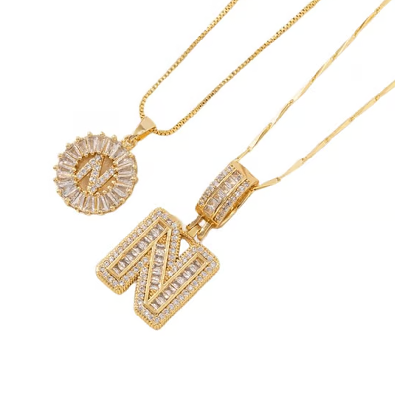 💍Last Day💍Initial Letter Pendant Necklaces💝Best Gift for your friends