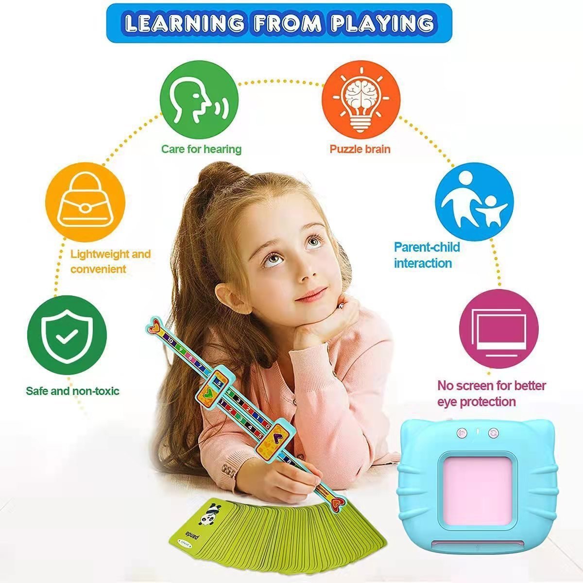 🎁Best Gift For Children 50%OFF🎁Talking Flash Cards Educational Toys