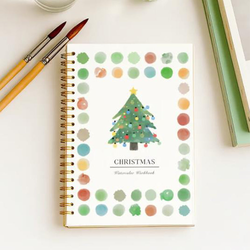 Watercolor Workbook for Beginners with 16 Colors Paint