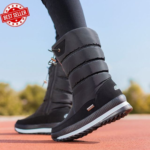 🖤Christmas Flash Deal - 50% OFF⚡Women's Premium Waterproof Faux Fur Non-Slip Snow Boots