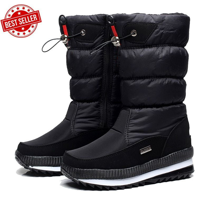 🖤Christmas Flash Deal - 50% OFF⚡Women's Premium Waterproof Faux Fur Non-Slip Snow Boots