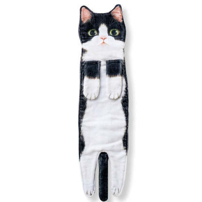 🎁Christmas Gift idea 50% OFF🎄🎅✨😺Cute Cat Hand Towel🐾