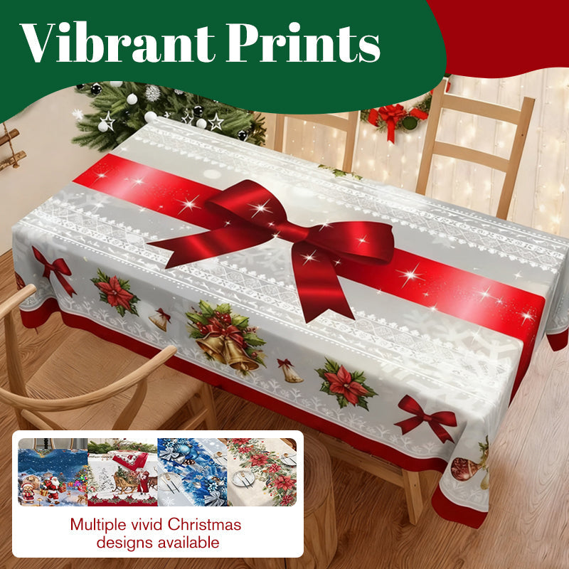 🎁Christmas Printed Tablecloth🌟Stylish Patterns + Premium Fabric, Ideal Gift for Home Decor Lovers!