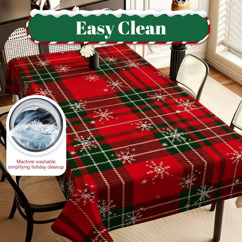🎁Christmas Printed Tablecloth🌟Stylish Patterns + Premium Fabric, Ideal Gift for Home Decor Lovers!