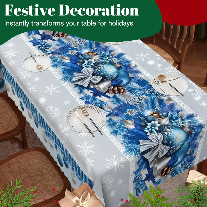 🎁Christmas Printed Tablecloth🌟Stylish Patterns + Premium Fabric, Ideal Gift for Home Decor Lovers!