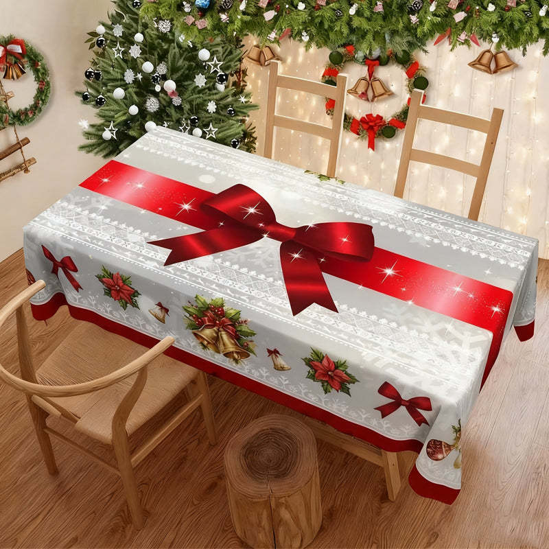 🎁Christmas Printed Tablecloth🌟Stylish Patterns + Premium Fabric, Ideal Gift for Home Decor Lovers!