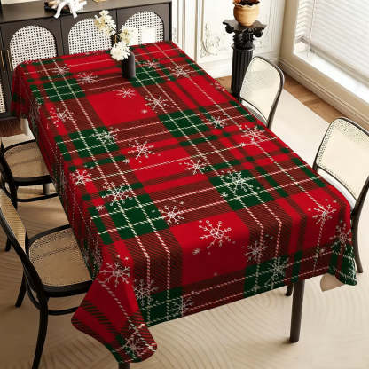 🎁Christmas Printed Tablecloth🌟Stylish Patterns + Premium Fabric, Ideal Gift for Home Decor Lovers!