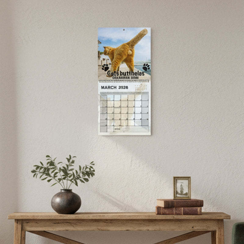 2026 Funny Cat Wall Calendar