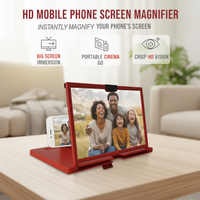 HD Mobile Phone Screen Magnifier