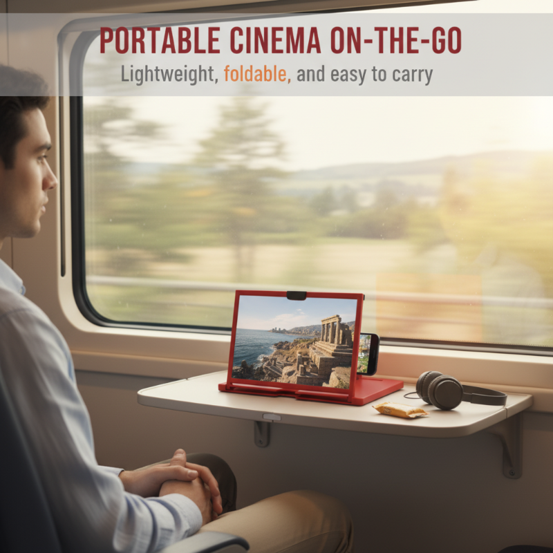 HD Mobile Phone Screen Magnifier