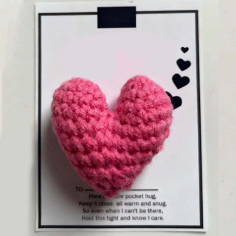 💖Pocket Hug, Crocheted Heart, Small Gift, Handmade✨