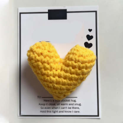 💖Pocket Hug, Crocheted Heart, Small Gift, Handmade✨
