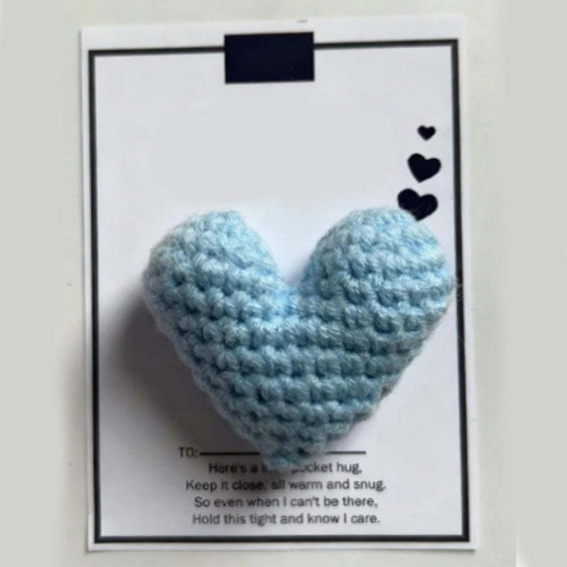 💖Pocket Hug, Crocheted Heart, Small Gift, Handmade✨