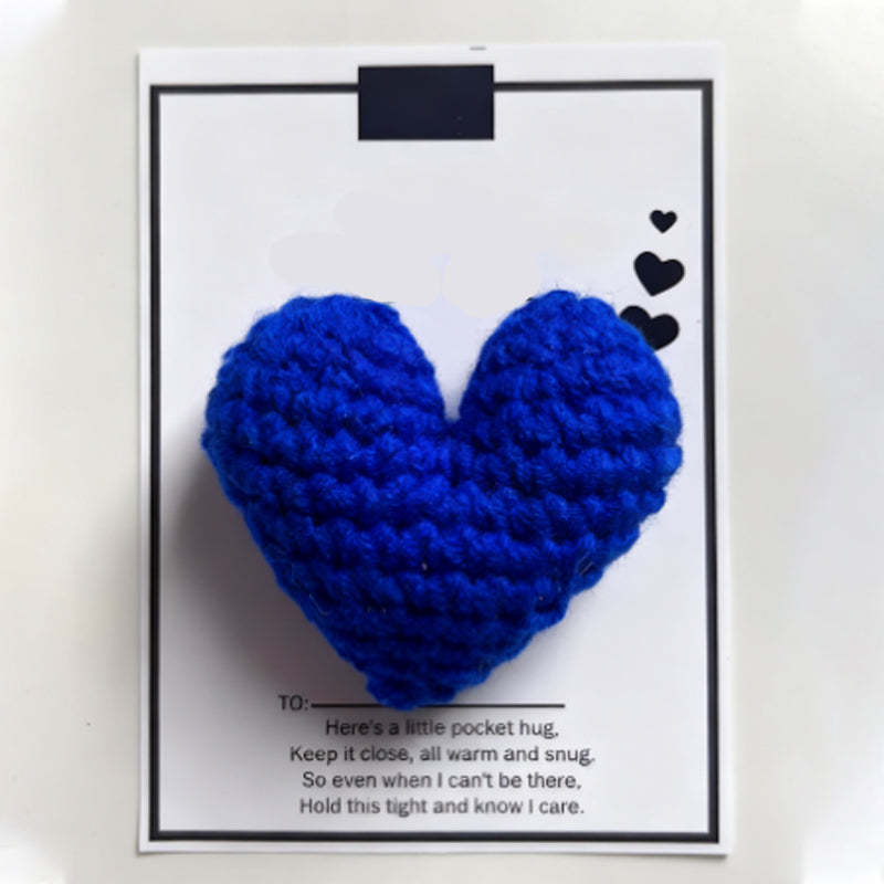 💖Pocket Hug, Crocheted Heart, Small Gift, Handmade✨