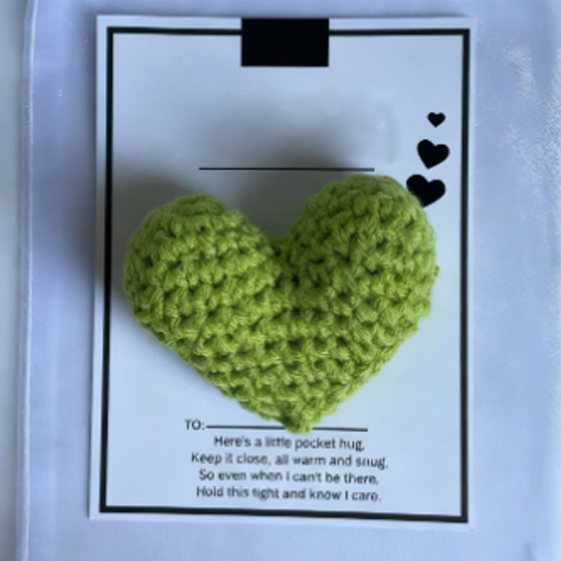 💖Pocket Hug, Crocheted Heart, Small Gift, Handmade✨