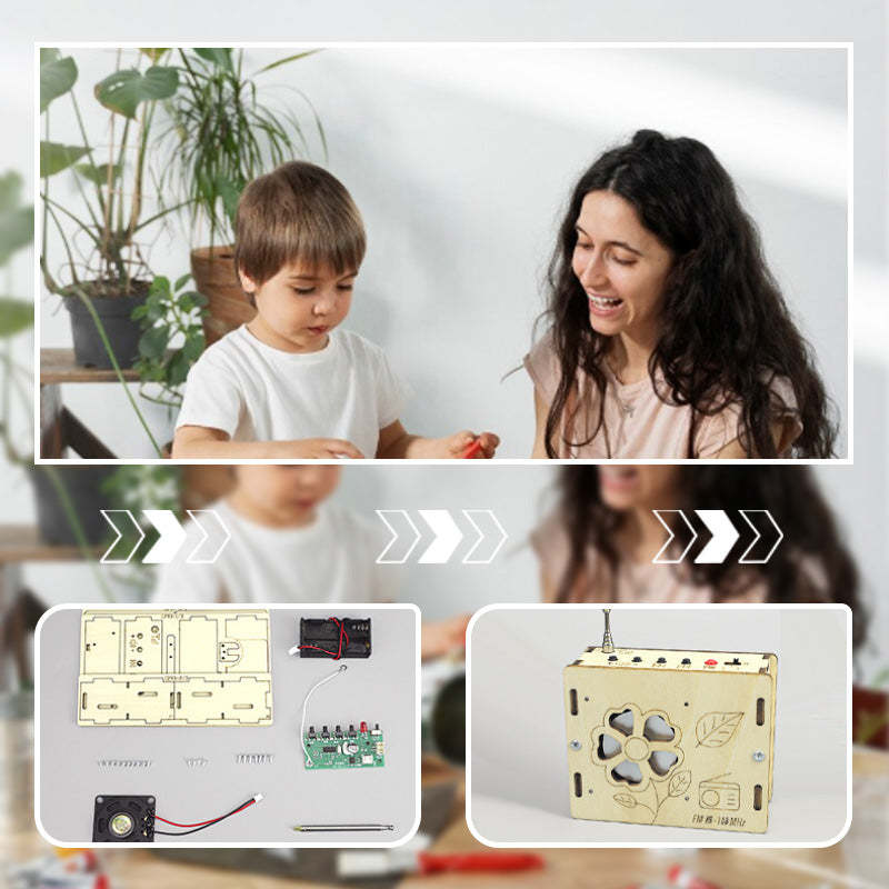🔥Black Friday Sale🎁Educational Children Toys DIY Mini Radio